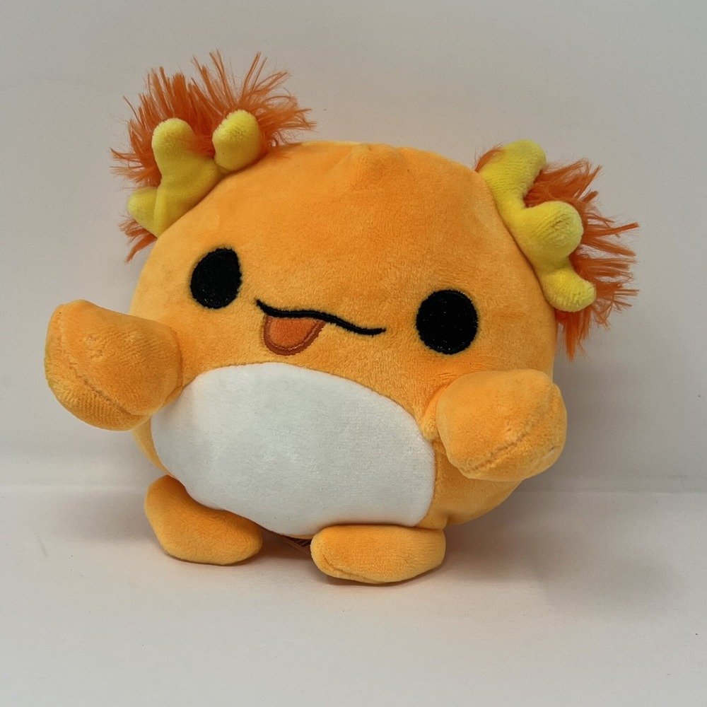 Zuru Nico the Orange Oxolotl 6inches Soft Squishy Plush Stuffed Animal Toy Gift*